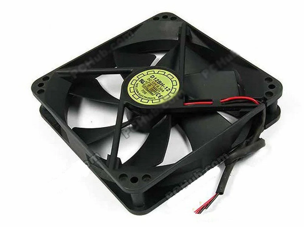 CAFELE CAFELE D12BH-12 12V .3A 2700RPM 12025 2-wire case fan — product photo