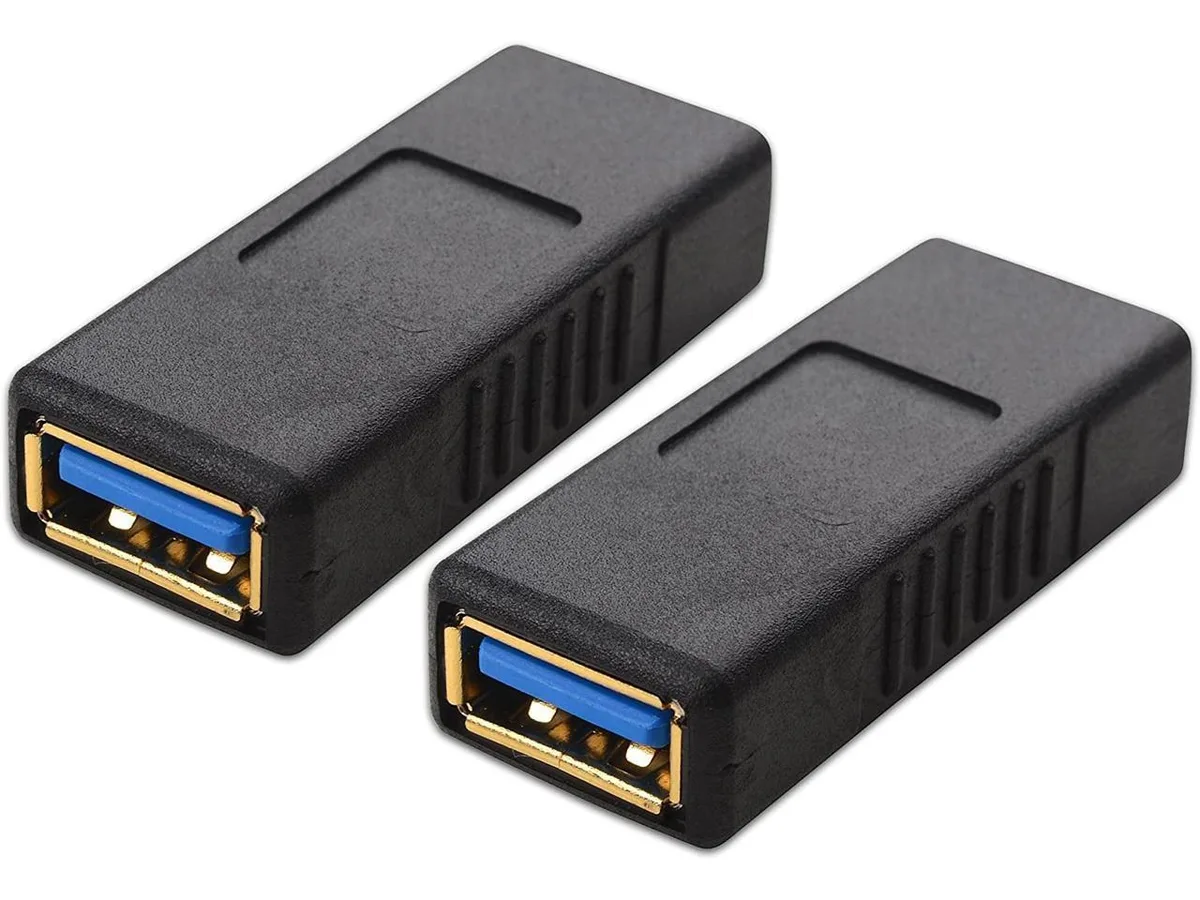 BUCIER BUCIER 2-Pack USB 3.0 Female to Female Coupler Adapter — product photo