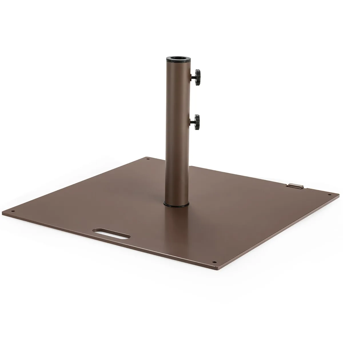 Costway Costway 50lbs Patio Umbrella Base Brown 1.4/1.5/1.9in — product photo