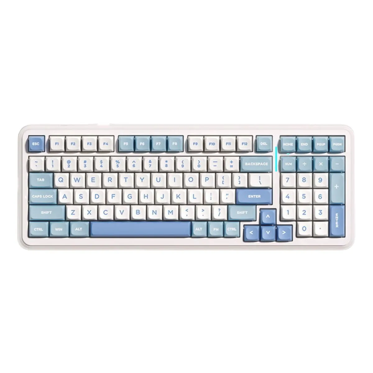 MCHOSE MCHOSE K99 V2 Wireless Gaming Keyboard White/Blue — product photo