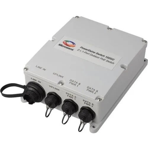 Powerdsine Powerdsine PDS-102GO/AC/M outdoor PoE network switch 2-port 10/100/1000 — product photo