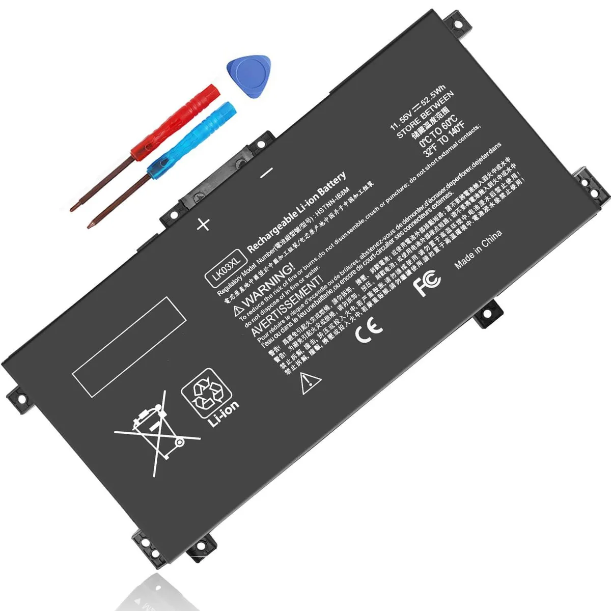DELL LK03XL 11.55V 52.5Wh 3-cell laptop battery — product photo