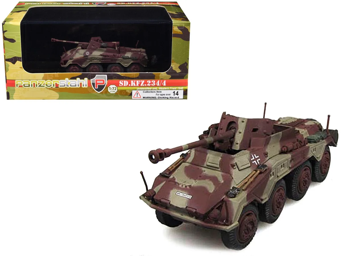 Panzerstahl Panzerstahl Sd.Kfz. 234/4 1/72 Diecast "Unidentified Unit, Western Front" 1945 — product photo