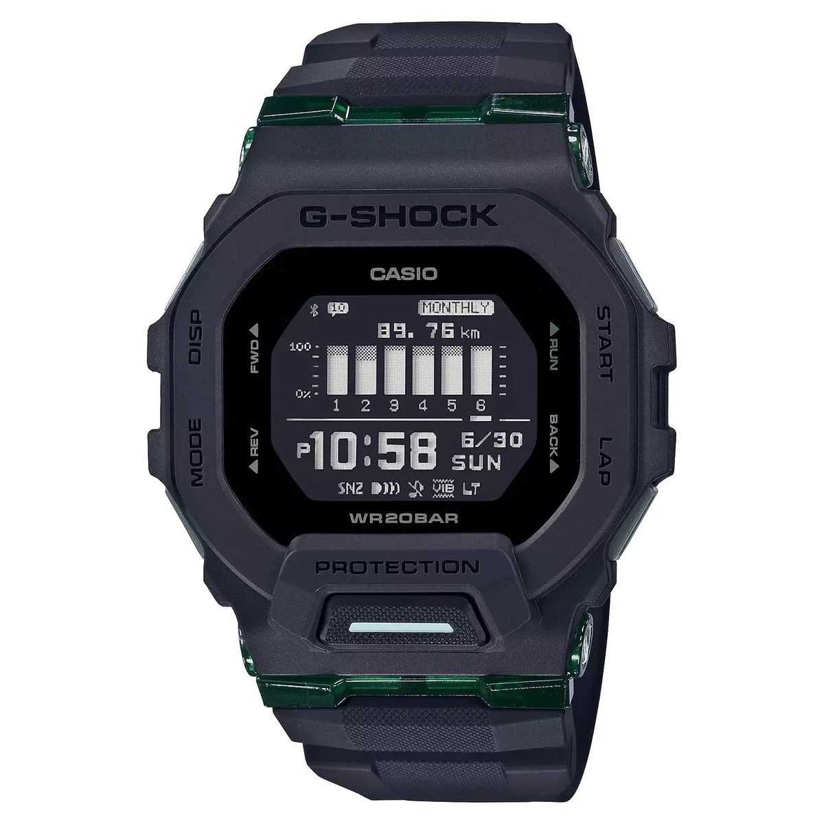 CASIO Casio GBD-200UU-1 G-Shock G-Squad Digital Watch - Black — product photo