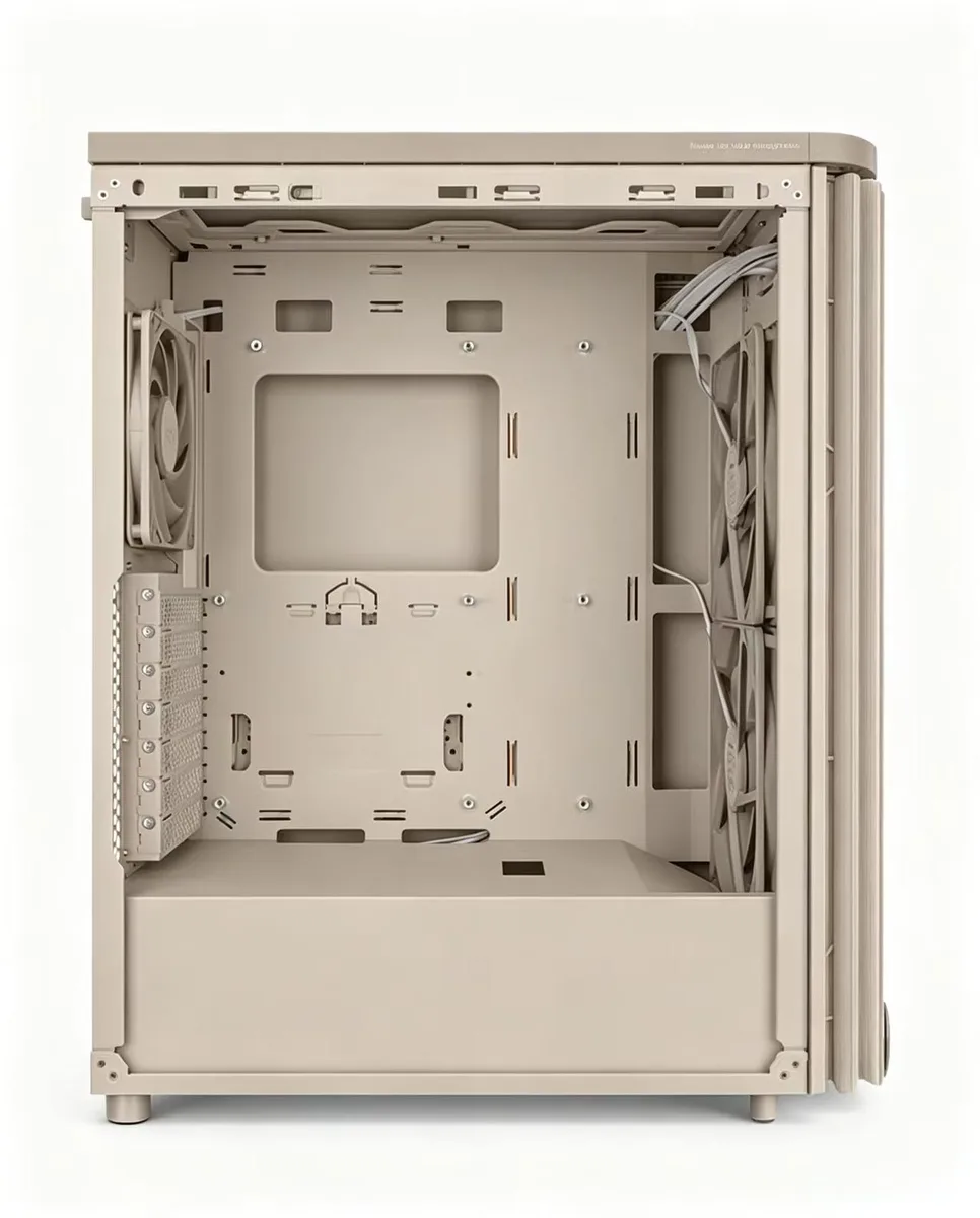 ASUS ASUS ProArt PA401 Iron Rhythm Edition PC Case, Oat White — product photo