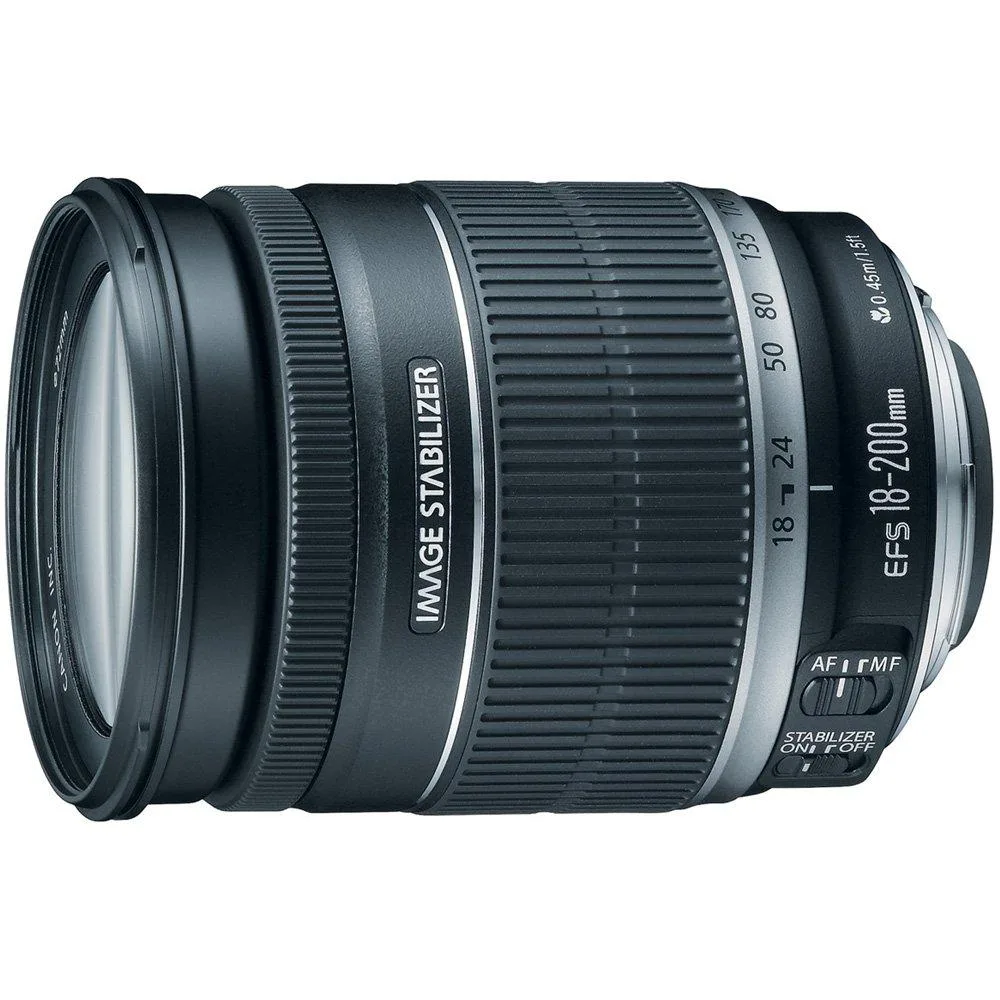 Canon Canon EF-S 18-200mm f/3.5-5.6 IS camera lens — product photo