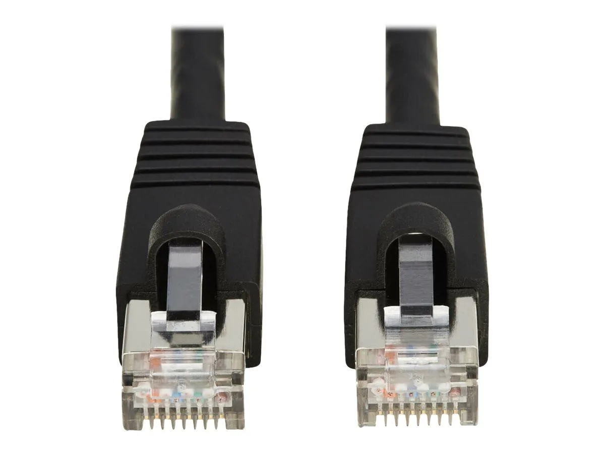Tripp Lite Tripp Lite N272-F01-BK Cat8 40G snagless SSTP network ethernet cable 1 ft — product photo