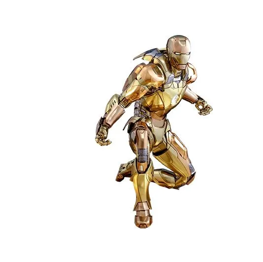 Hot Toys Hot Toys QS024 Iron Man Mark III Golden Color Version 1/4th Scale Action Figure — product photo