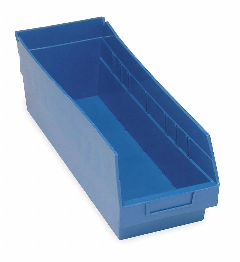 Quantum Storage Systems Quantum Storage Systems QSB204BL Blue Shelf Bin 17-7/8"L x 6-5/8"W x 6"H storage — product photo