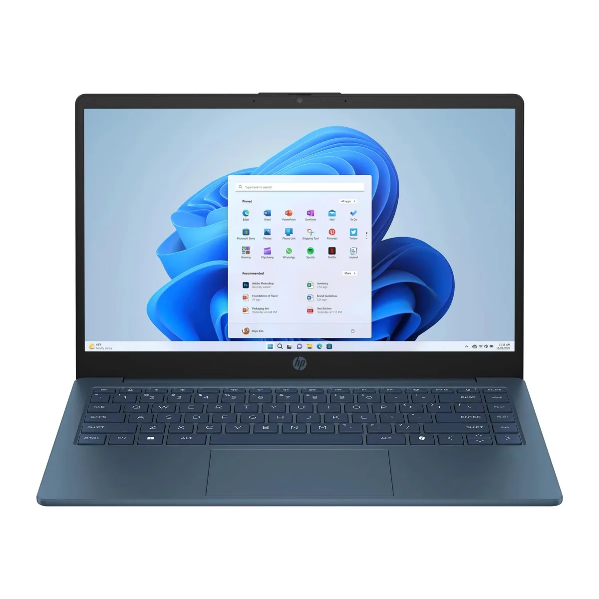HP HP Stream 14-ep2012wm 14" Laptop N150 4GB 128GB Waterfall Blue — product photo