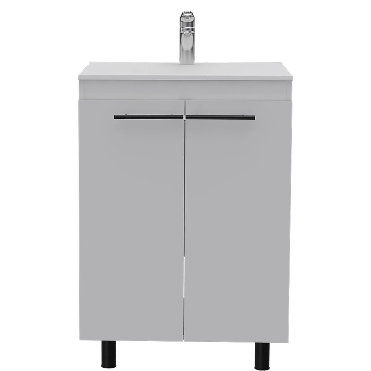 FM FURNITURE FM FURNITURE FM5587MLB Selma 60" Freestanding Vanity Bath White — product photo