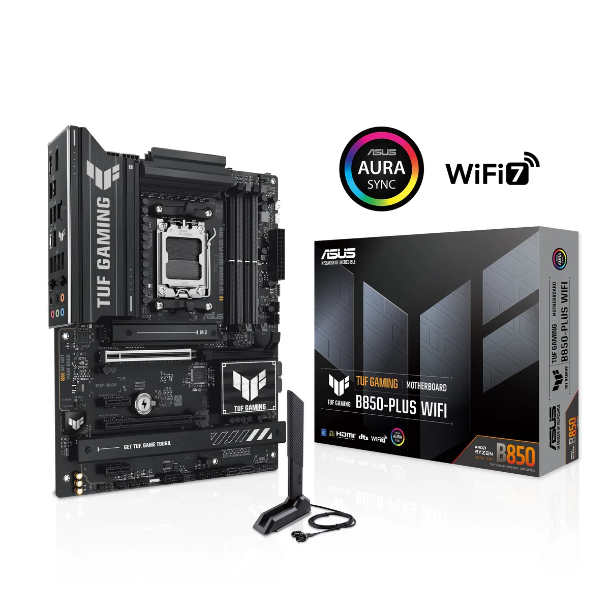 ASUS ASUS TUF GAMING B850-PLUS WIFI AMD motherboard — 商品写真