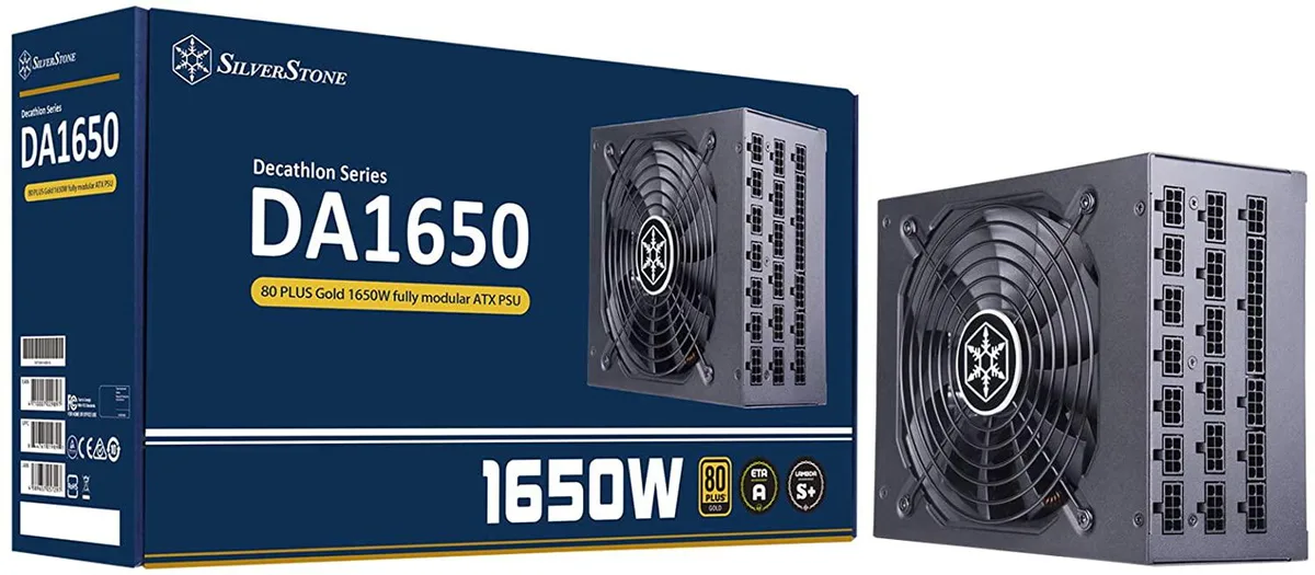 Silverstone Technology Silverstone Technology DA1650-G 1650W Fully Modular ATX Power Supply 80 Plus Gold — product photo