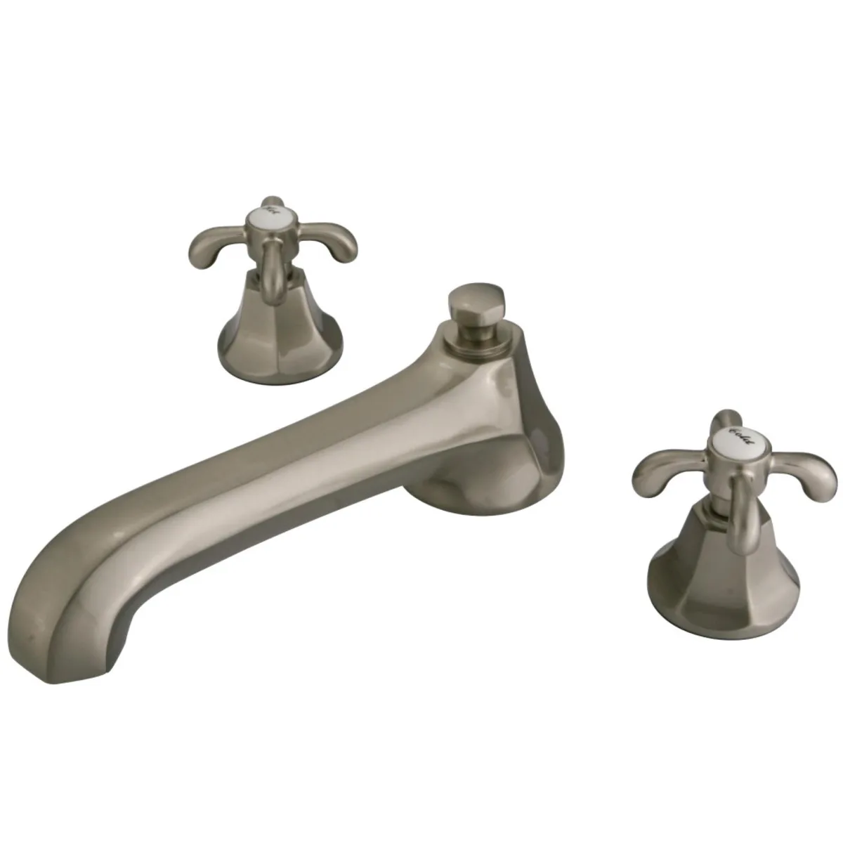 KINGSTON BRASS KINGSTON BRASS KS4308TX Roman Tub Filler Brushed Nickel bath faucet part — product photo