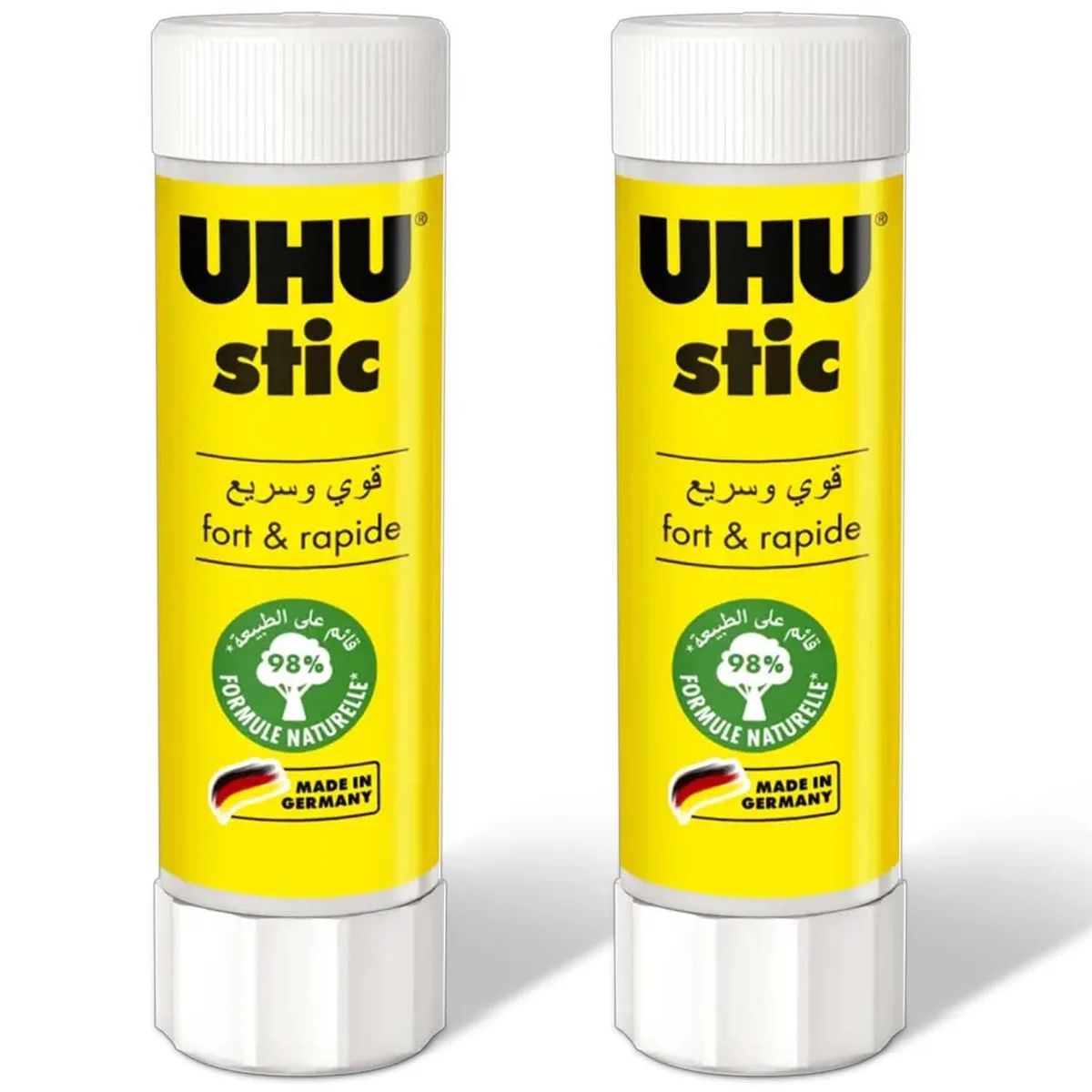  UHU 64372 Glue Stick Clear 40g Pack of 2 — product photo