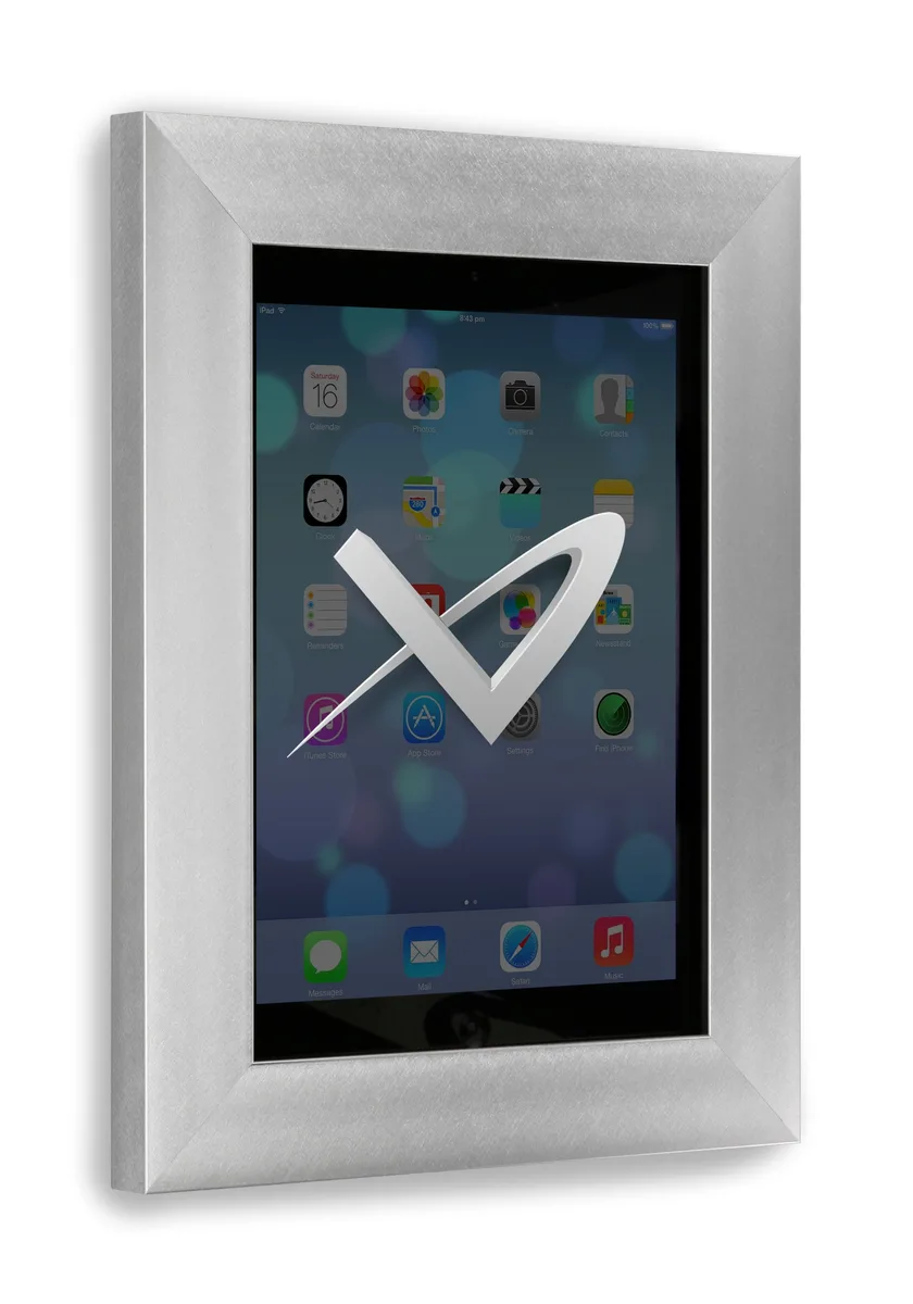 Vidabox Vidabox VidaMount iPad 2/3/4 Wall Frame Florentine Silver — product photo