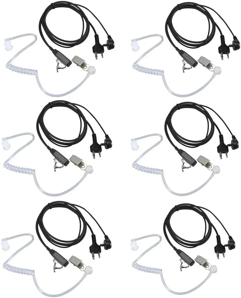 usbroway usbroway 6-pack Midland-compatible two-way radio earpieces — product photo