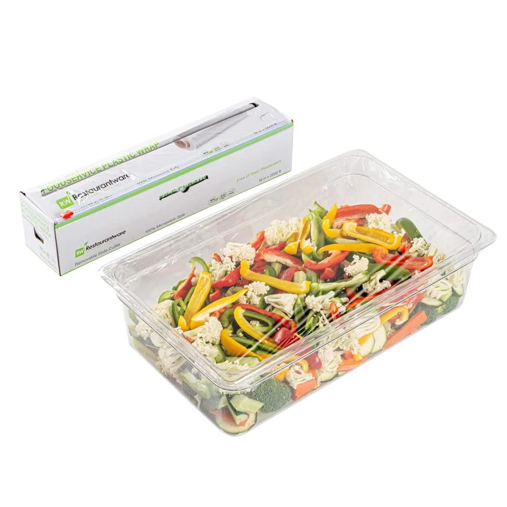  Restaurantware RWP0498C Cling Wrap 18 in x 2000 ft with Slide Cutter — product photo