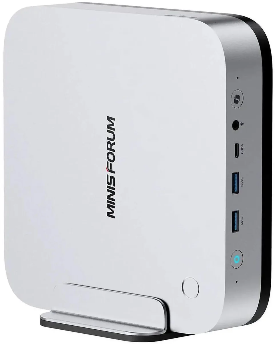 minisforum minisforum DeskMini AI X1 Pro-470 Ryzen AI 9 HX 470 32GB DDR5 2TB barebone mini PC — product photo