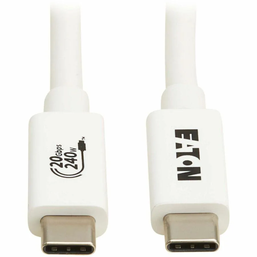 Tripp Lite Tripp Lite USB4 20Gbps Cable White 6.6 ft — product photo