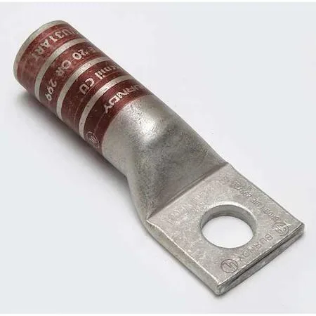 Burndy Burndy YA34N One-Hole Compression Lug 500 kcmil 1/2 in Stud Long Barrel — product photo