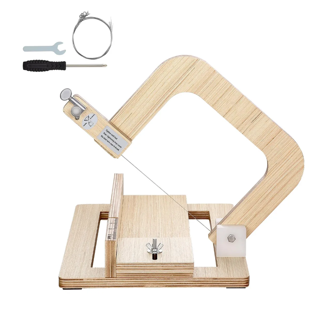 VEVOR VEVOR KH-Q03 Wire Soap Cutter 0-2 in Adjustable Thickness 340 x 250 x 195 mm — product photo