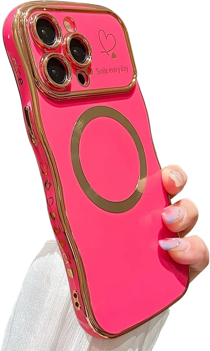 TAURKENAM TAURKENAM iPhone 14 Pro Max Case MagSafe Hot Pink 6.7 — product photo