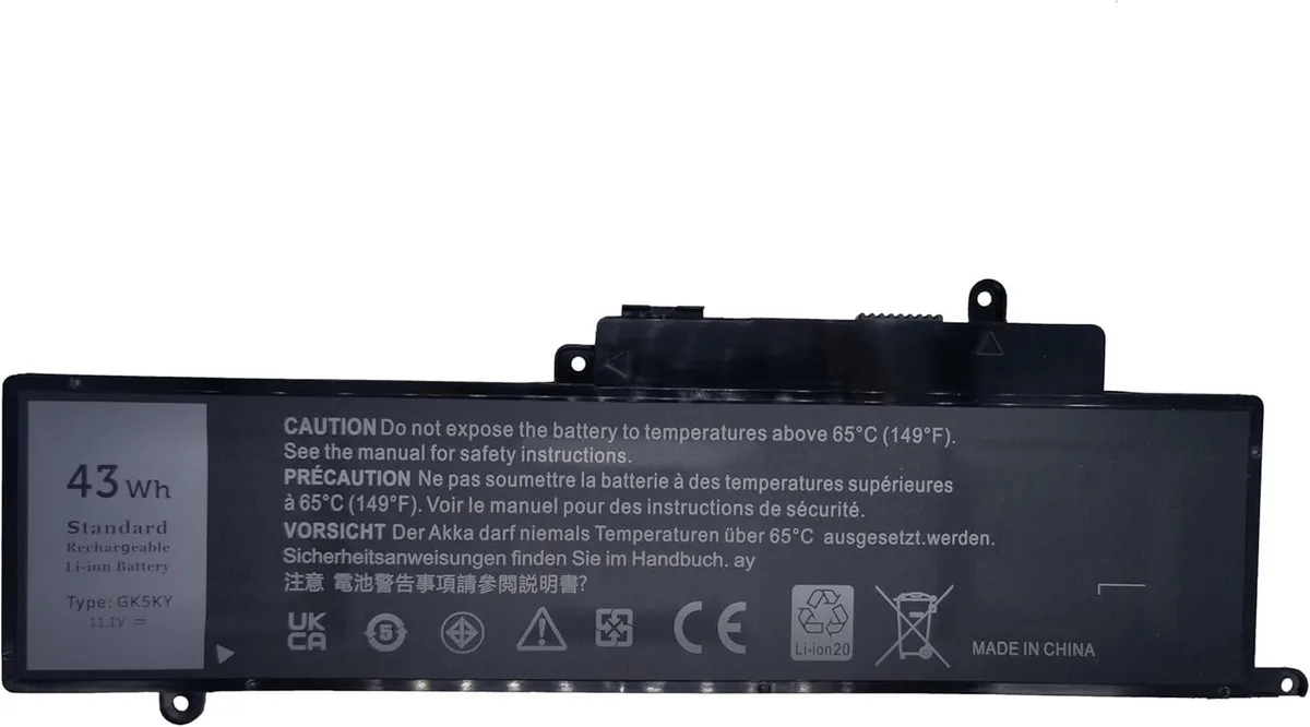 PISKEKAT PISKEKAT GK5KY 11.1V 43Wh laptop battery for Dell Inspiron 11 3000 13 7000 15 7000 — product photo