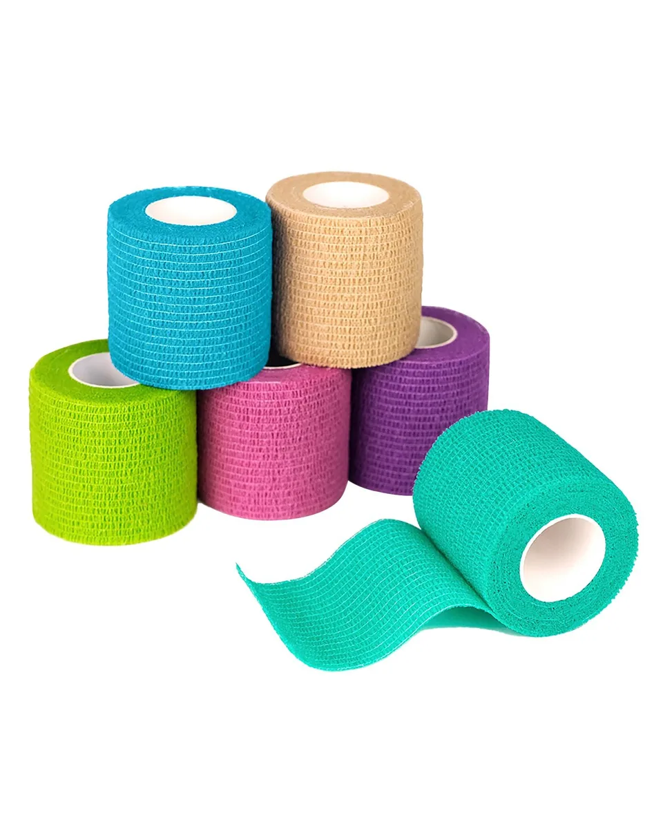  FriCARE BS0Y00Y0-001 Self-Adhesive Bandage Wrap 6 Rainbow Rolls — product photo