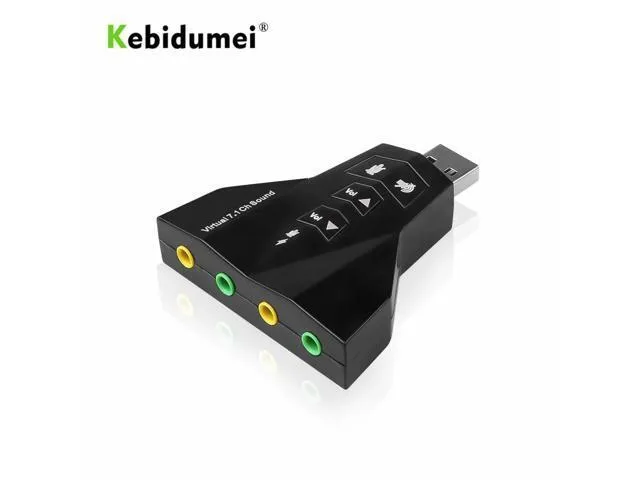 LORDWORLD LORDWORLD 7.1 Channel USB 2.0 3D Audio Sound Card 4 Ports — product photo