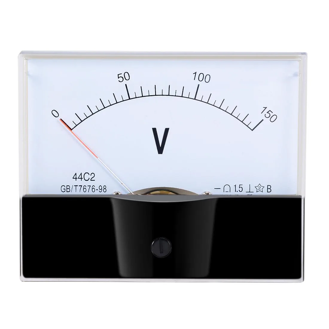 Unique-Bargains Unique-Bargains 44C2 DC 0-150V Analog Panel Volt Meter 1.5% Error Margin measurement tool — product photo