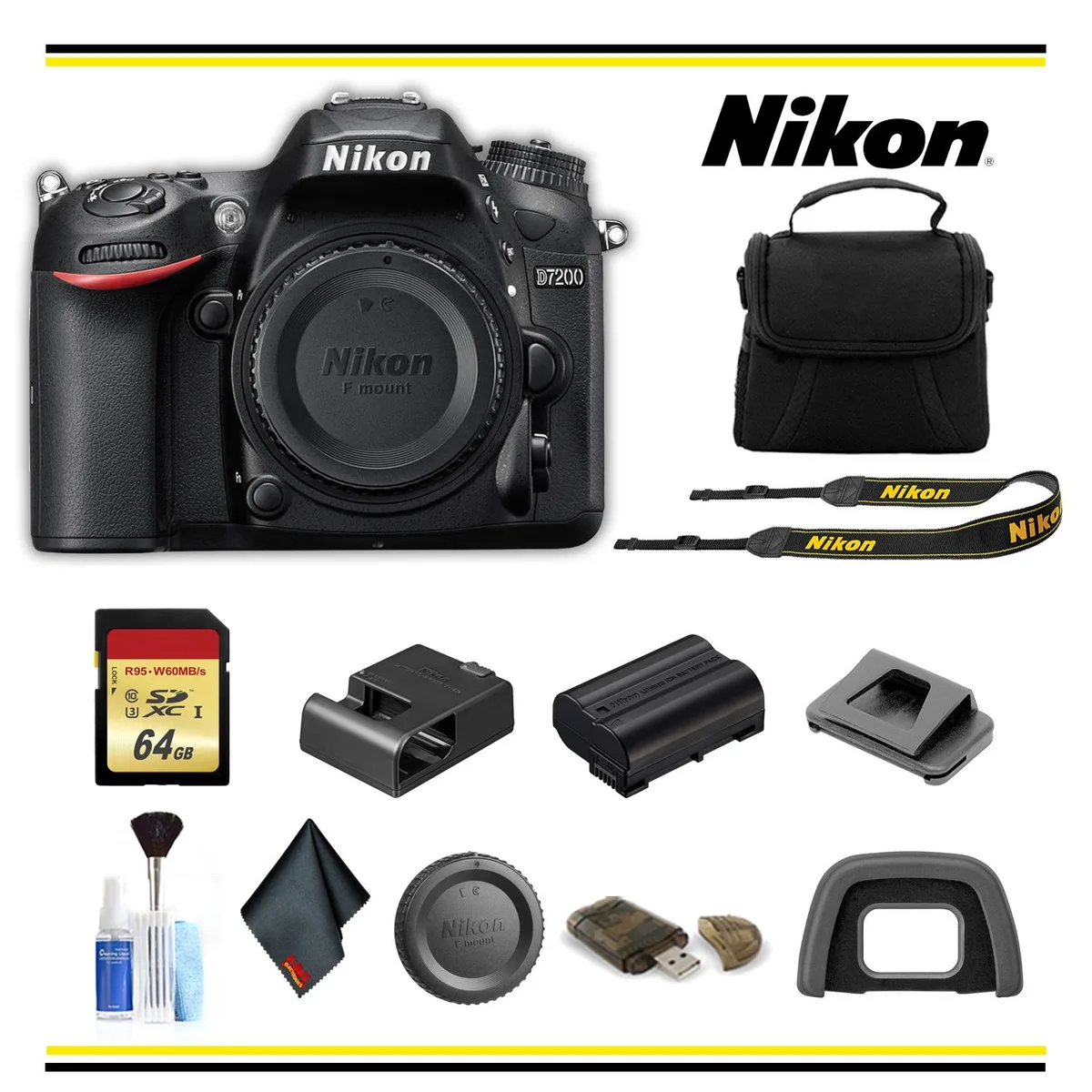 Nikon International Nikon D7200 DSLR Camera Starter Bundle Intl Model — product photo