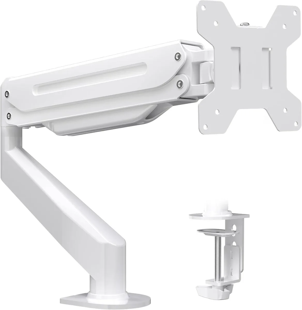 PISKEKAT PISKEKAT Monitor Arm Server Rack 17-27" White — product photo