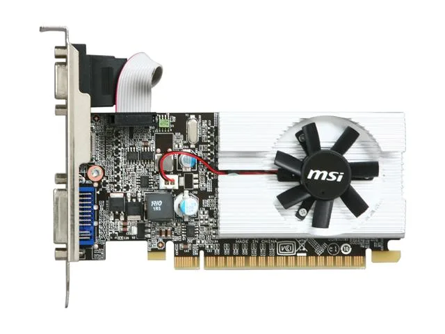 MSI MSI GeForce 210 N210-MD1G/D3 graphics card — product photo