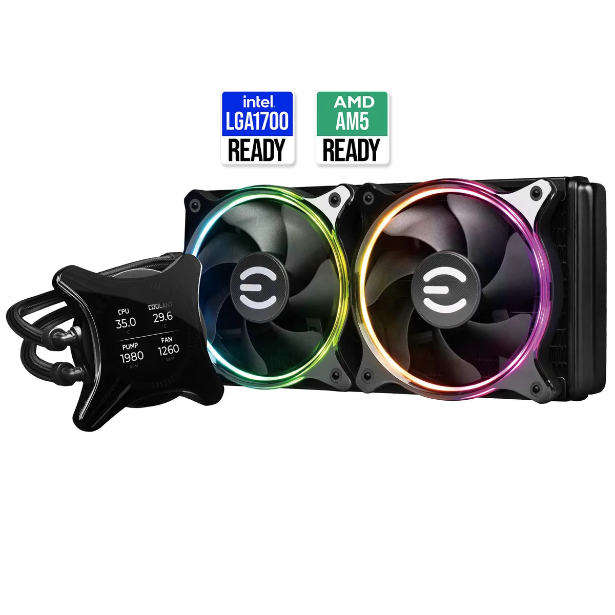 EVGA EVGA CLCx 240 liquid cooler 400-HY-CX24-V1 — product photo