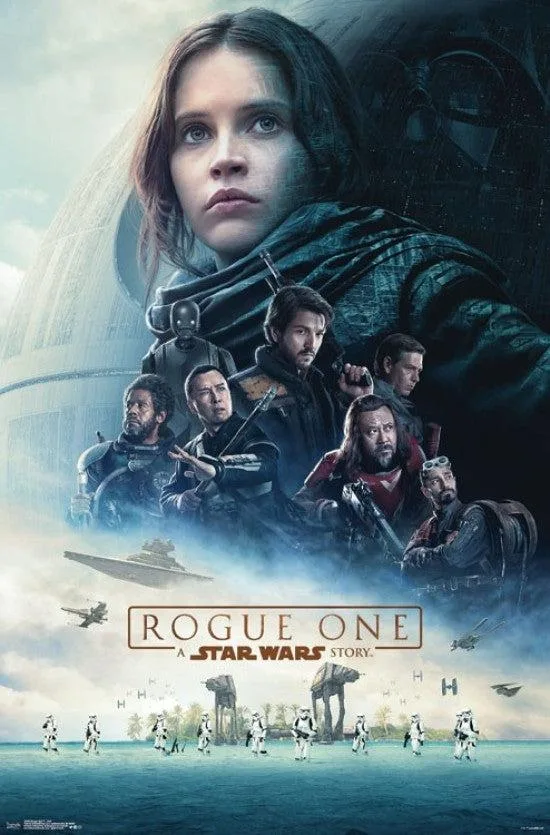 Star Wars Rogue One Unit poster print 22 by 34 inches on heavy stock paper