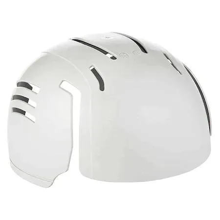 Grey polypropylene bump cap insert with ventilation holes