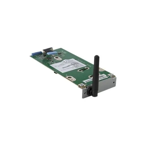 Small rectangular network adapter in matte black finish