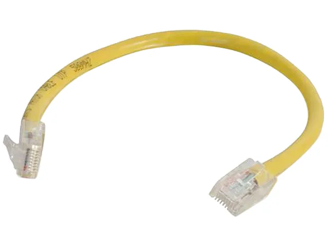Cables To Go Cables To Go 04169 Cat6 network ethernet cable Yellow 1 ft — product photo