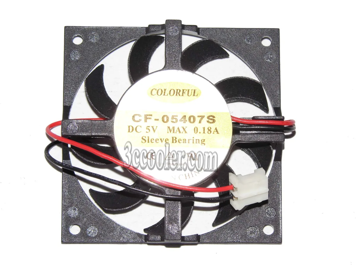 OEM Industries OEM Industries CF-05407S 40mm 7mm 5V 0.18A 2-pin CPU cooler — product photo
