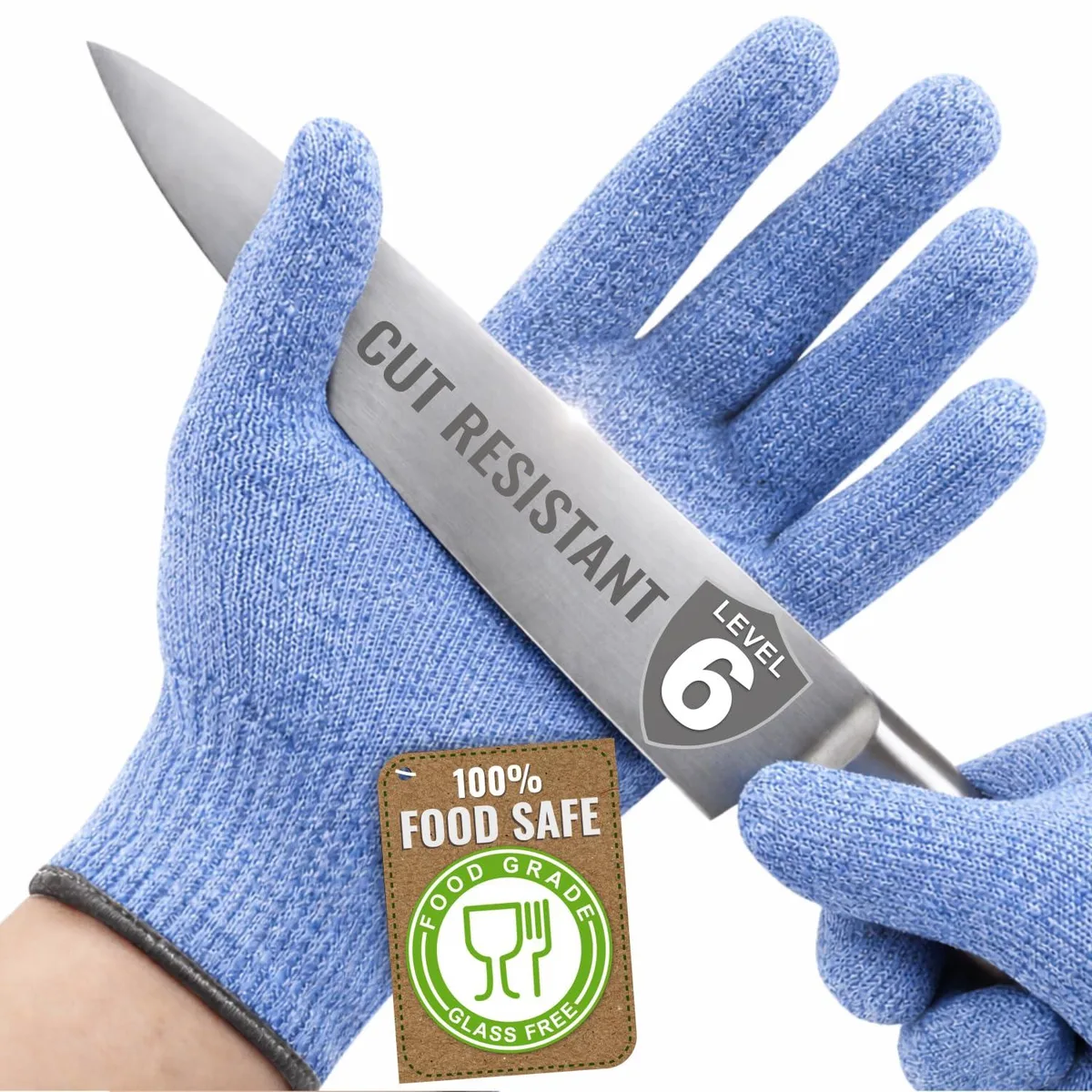  Vibe COU01 Cut Resistant Glove Size 8 Gray ANSI A6 — product photo