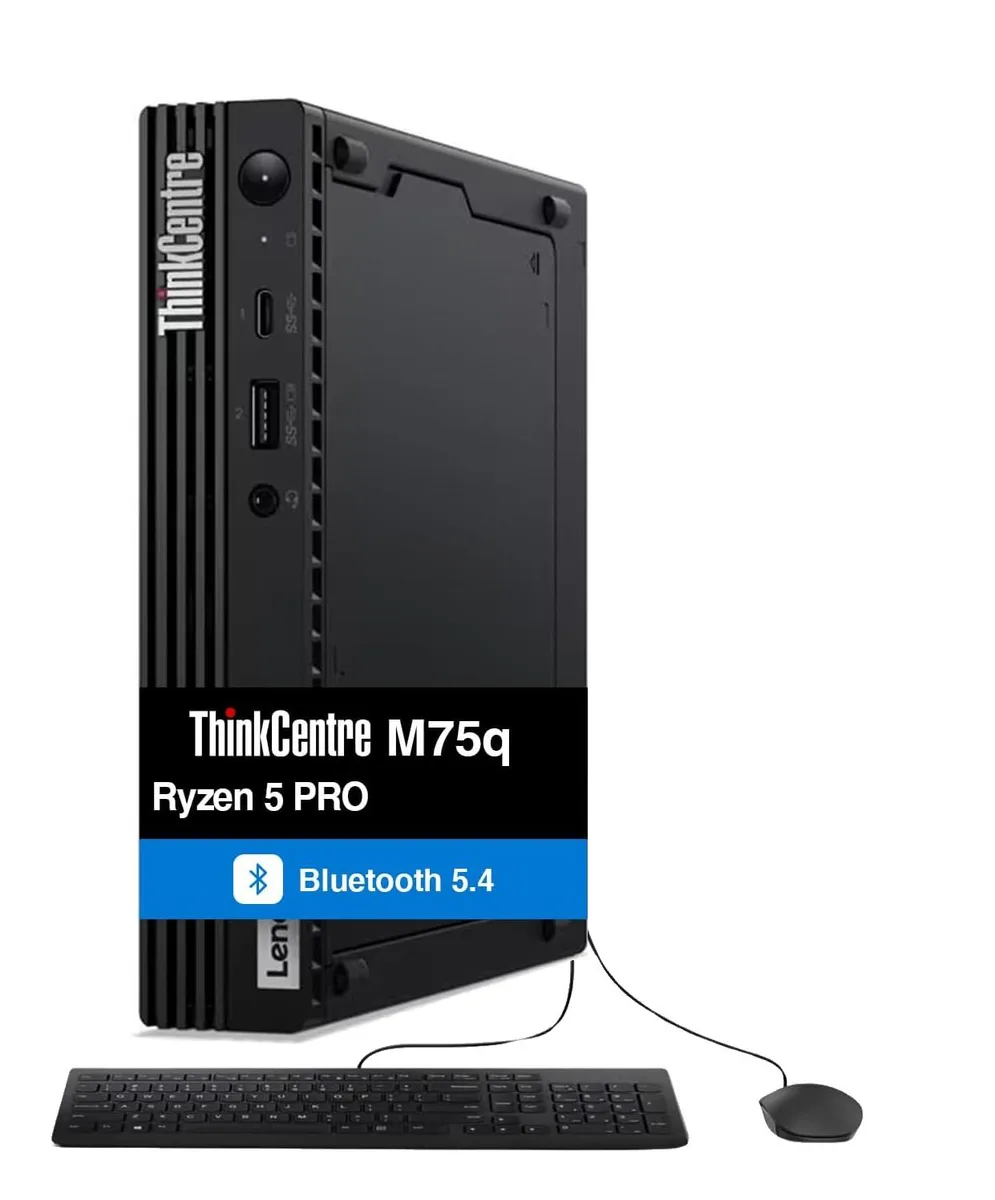 Lenovo Lenovo ThinkCentre M75q Mini PC Ryzen 5 PRO 5650GE 16GB DDR4 1TB NVMe Windows 11 Pro — product photo