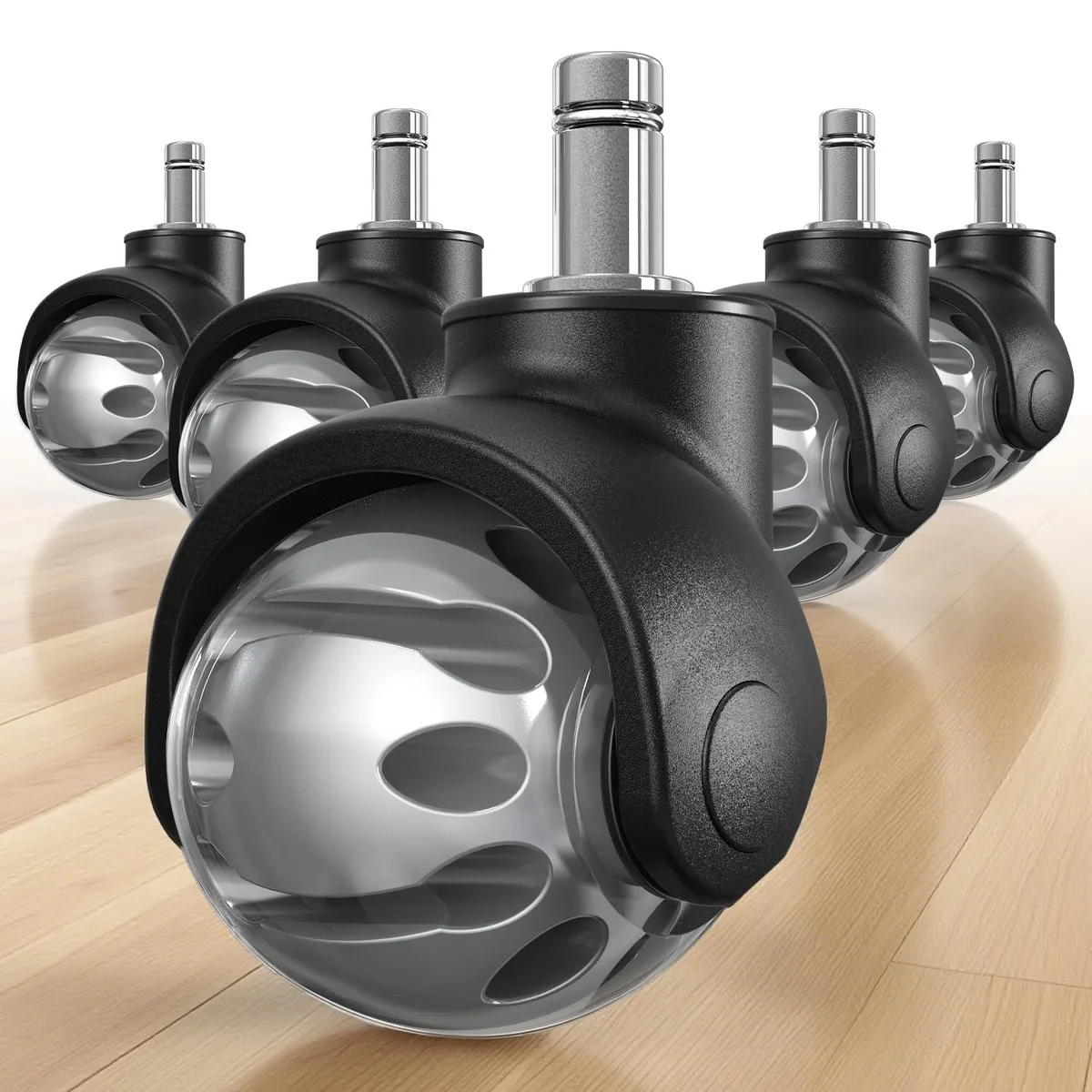 Metra Wheels 11x22mm Stem Mount Set of 5 Grey — product photo