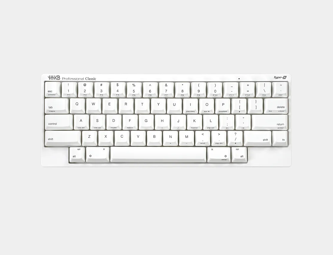 HHKB HHKB Professional Classic Type-S Gaming Keyboard CG01000-399208 Snow — product photo
