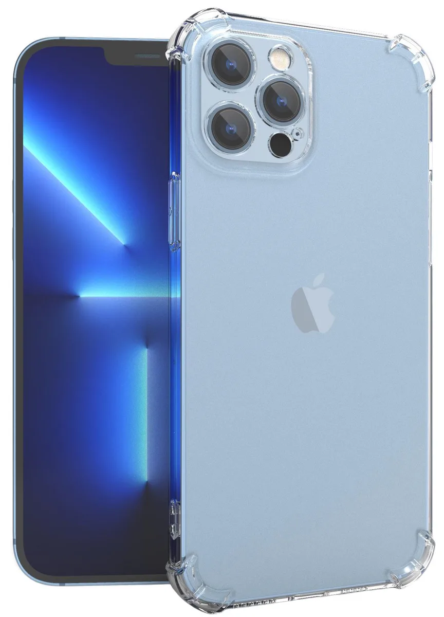 Nakedcellphone Nakedcellphone Flex Gel Clear Case for iPhone 14 Pro Max with Camera Lens Cover — product photo