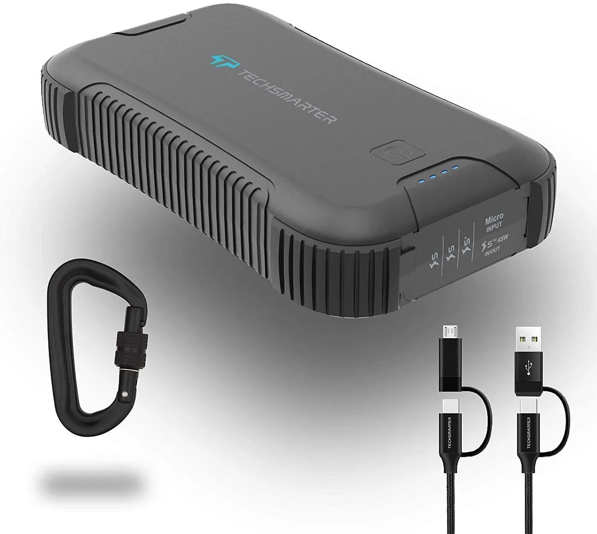 Techsmarter Techsmarter TSB9201 30000mAh 45W rugged waterproof power bank — product photo