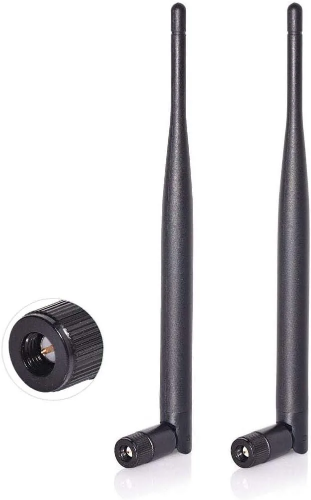 BFKK BFKK Dual Band WiFi 2.4/5.8 GHz 6dBi SMA Male Antenna 2-Pack — product photo