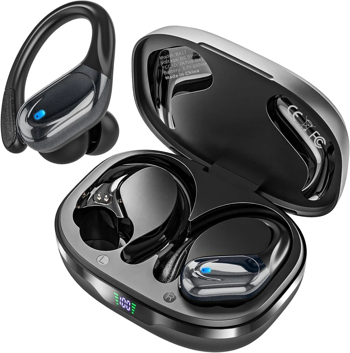 MAONO MAONO BX17 Wireless Earbuds 80hr Playtime IPX7 Waterproof 14.3mm Drivers — product photo