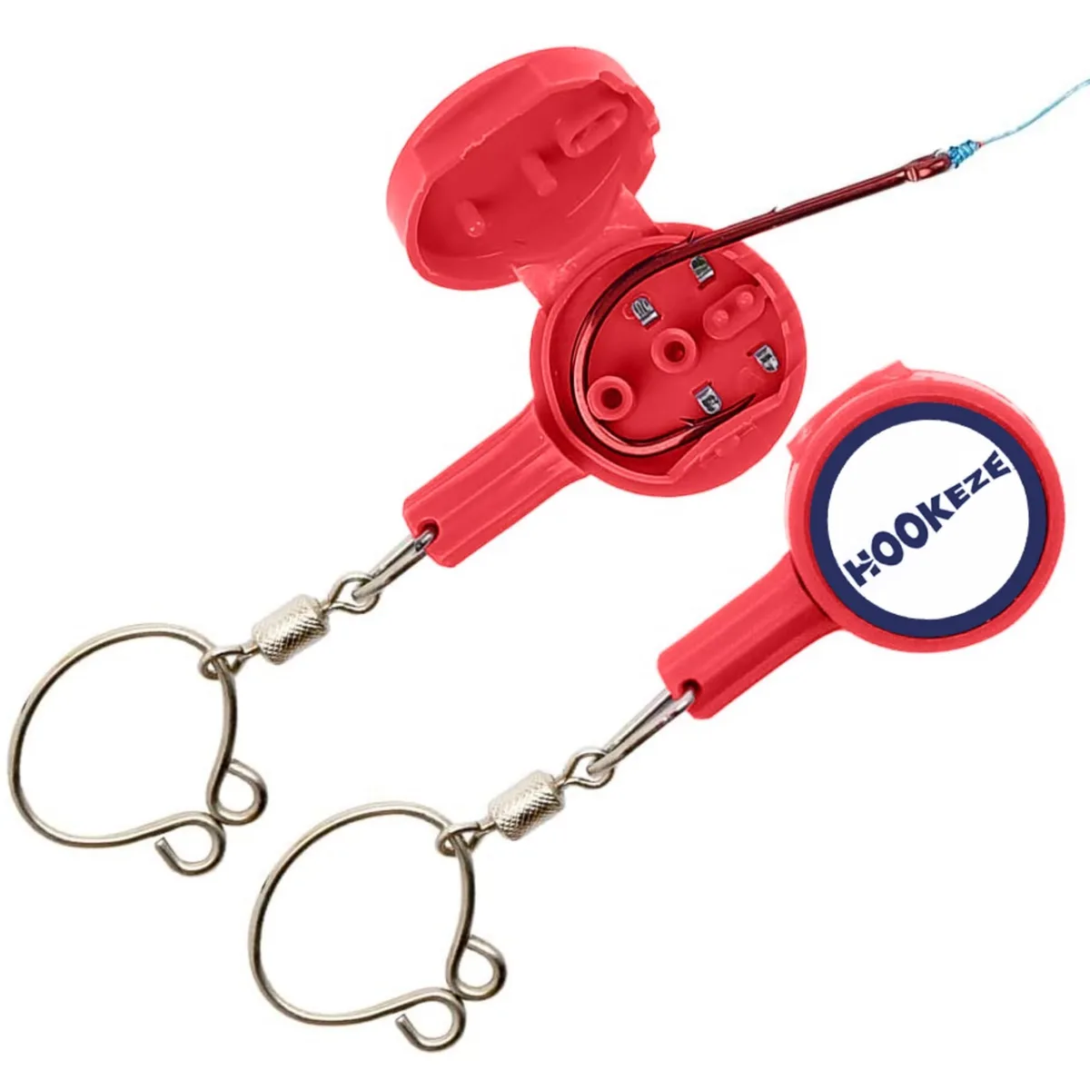 HOOK-EZE Knot Tying Tool Red — product photo