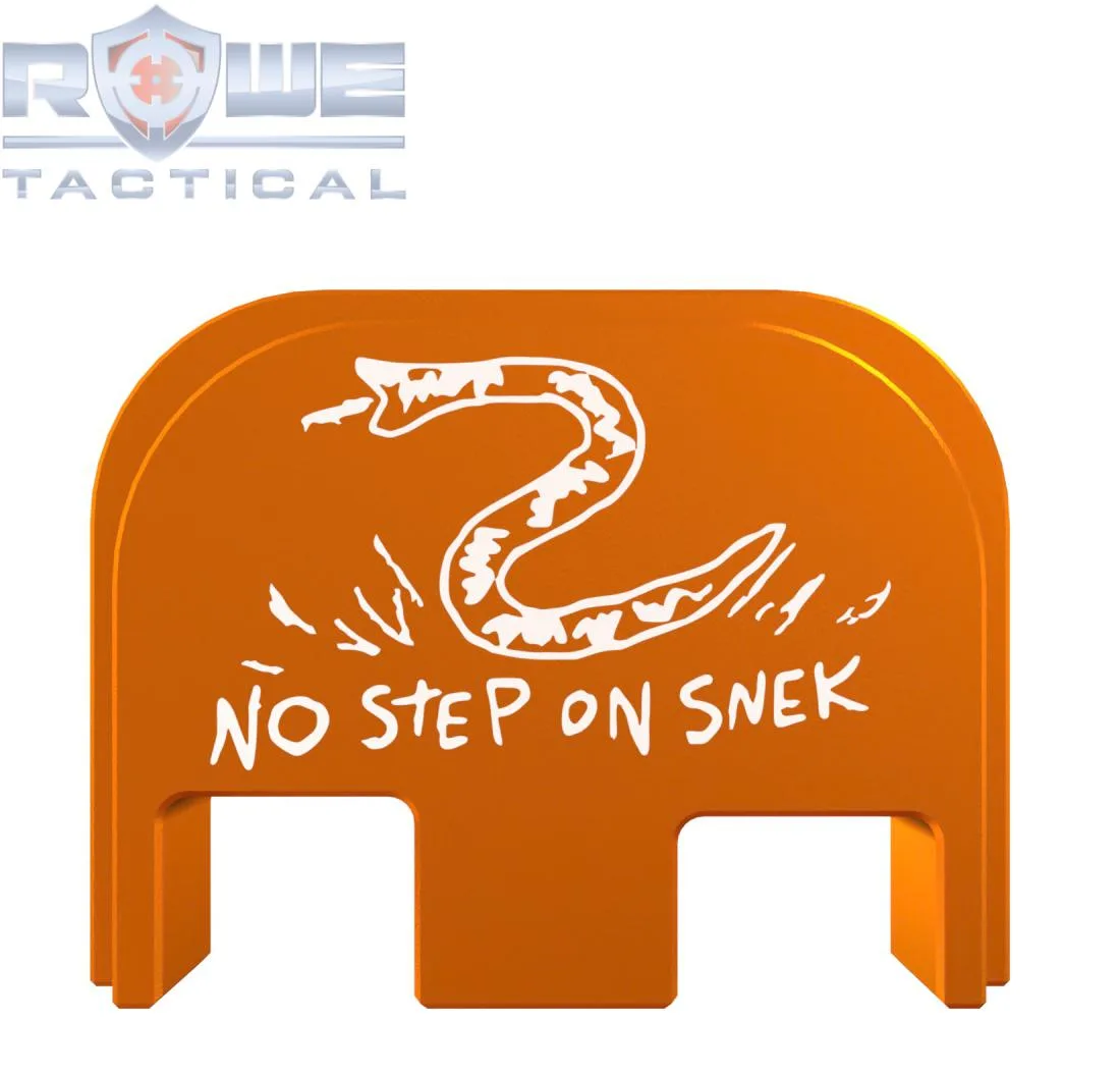 Rowe Tactical Inc. Rowe Tactical Inc. GLK-SP-G5-CPR-NOSNK-LE rear slide cover plate, copper, Glock Gen 1-5 — product photo